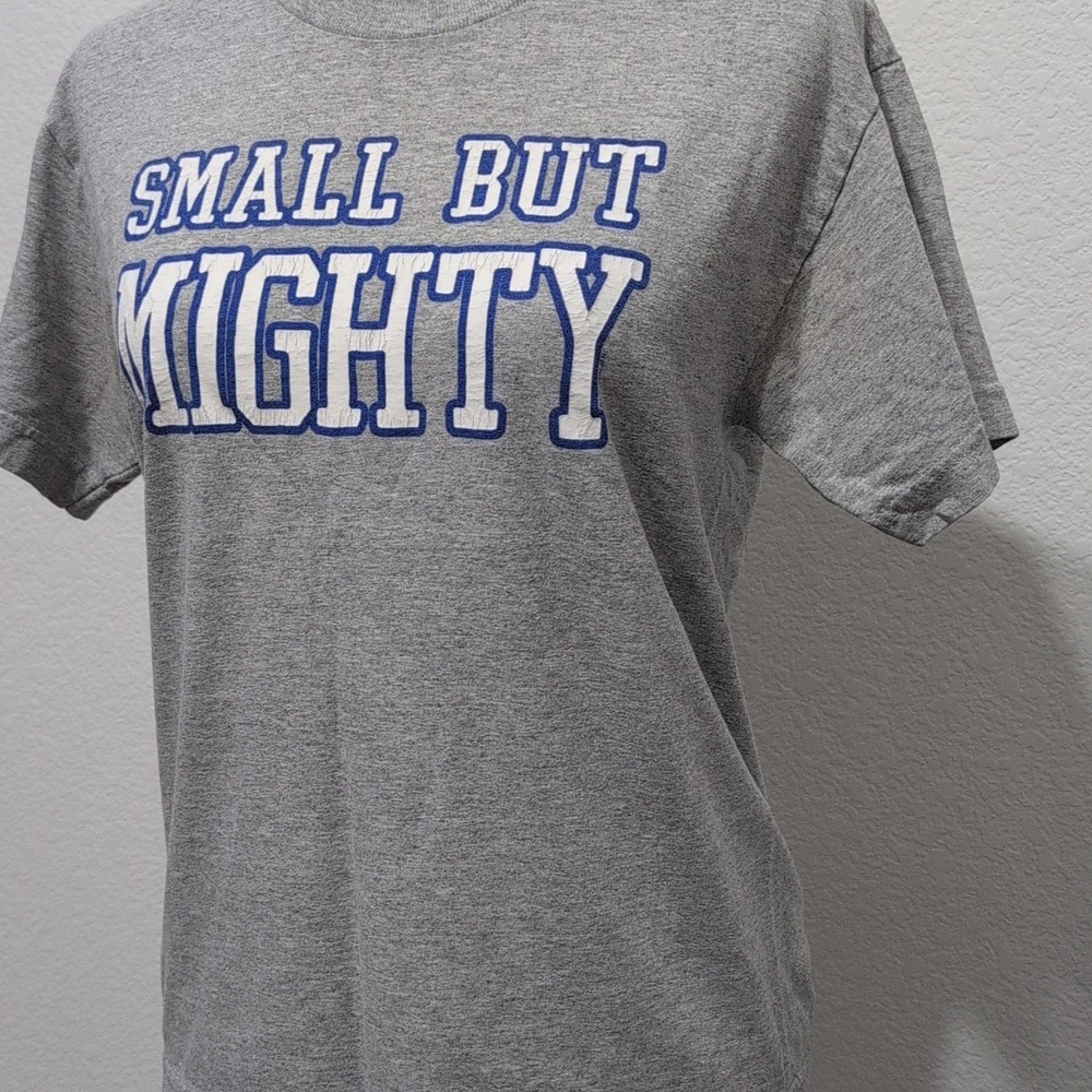 Small But Mighty T-Shirt Gray Women's XS/S - Picture 3 of 8